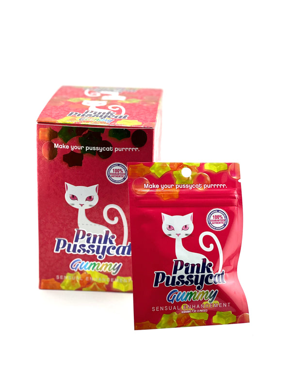 Pink Pussycat Gummy 24ct - Premium  from H&S WHOLESALE - Just $25! Shop now at H&S WHOLESALE