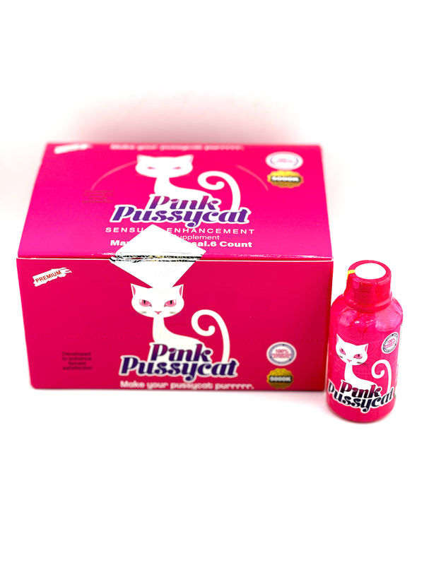 Pink Pussycat Liquid Shot For Girls 12ct - Premium  from H&S WHOLESALE - Just $24! Shop now at H&S WHOLESALE