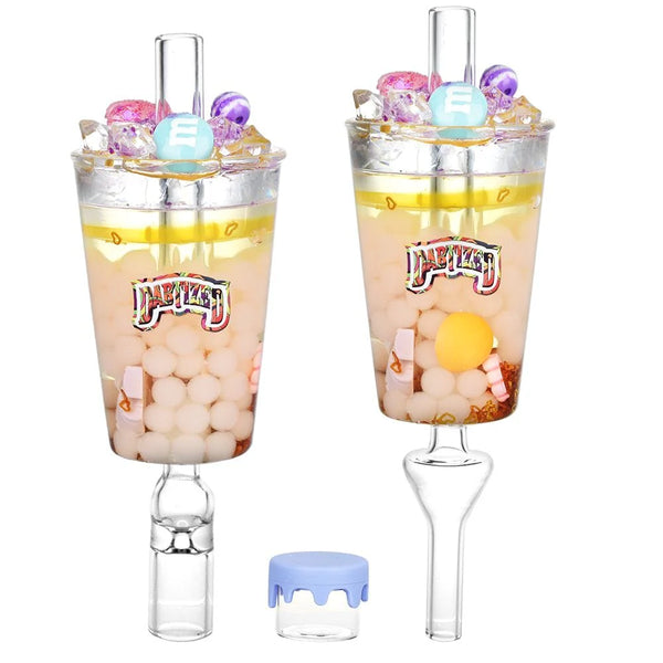 Dabtized Bottoms Up Shot 2 in 1 Hand Pipe & Honey Straw - Premium  from H&S WHOLESALE - Just $18! Shop now at H&S WHOLESALE