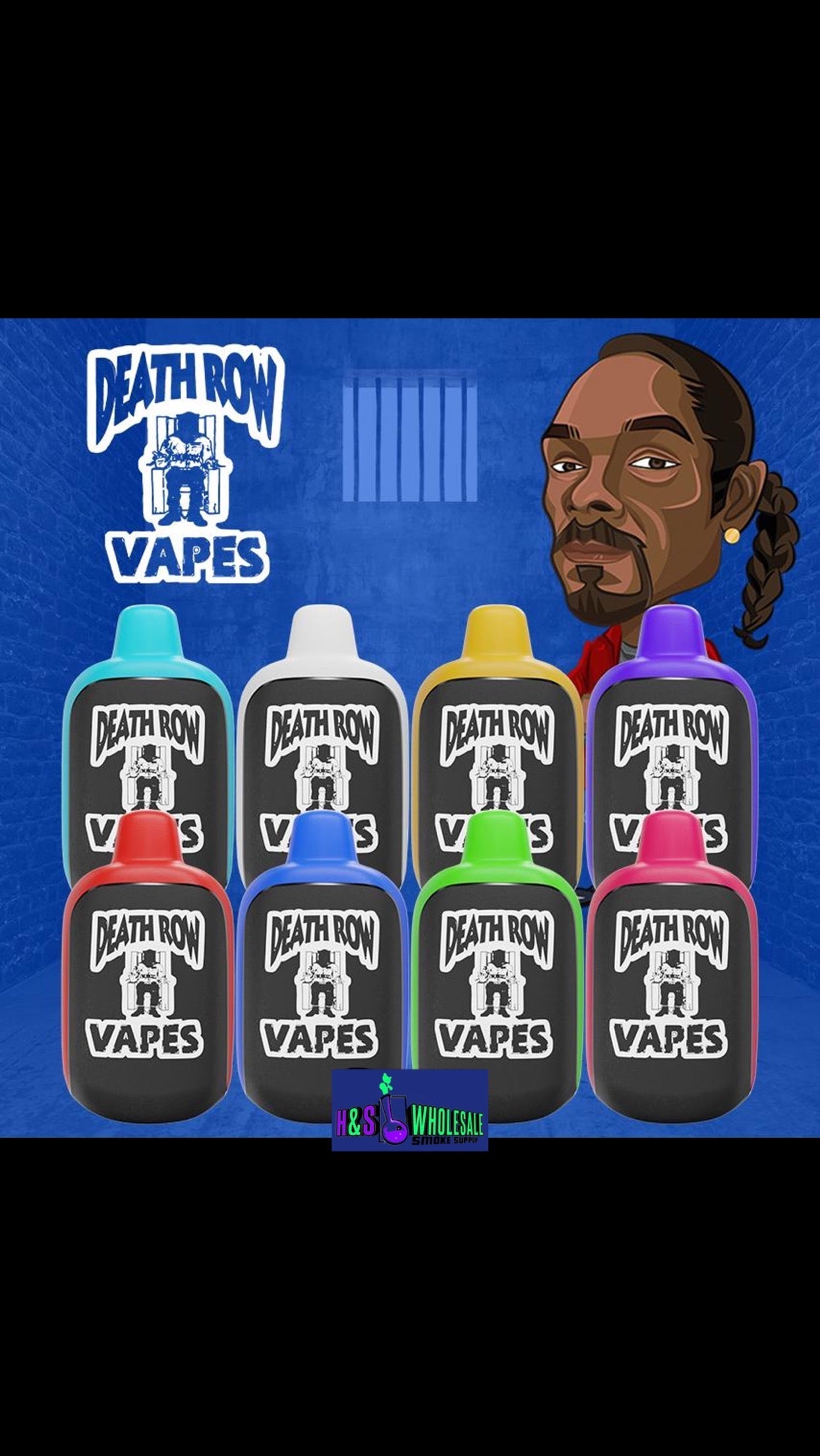 Death Row by Snoop Dogg 5000 puffs 10.5ml 5 nic 5ct box