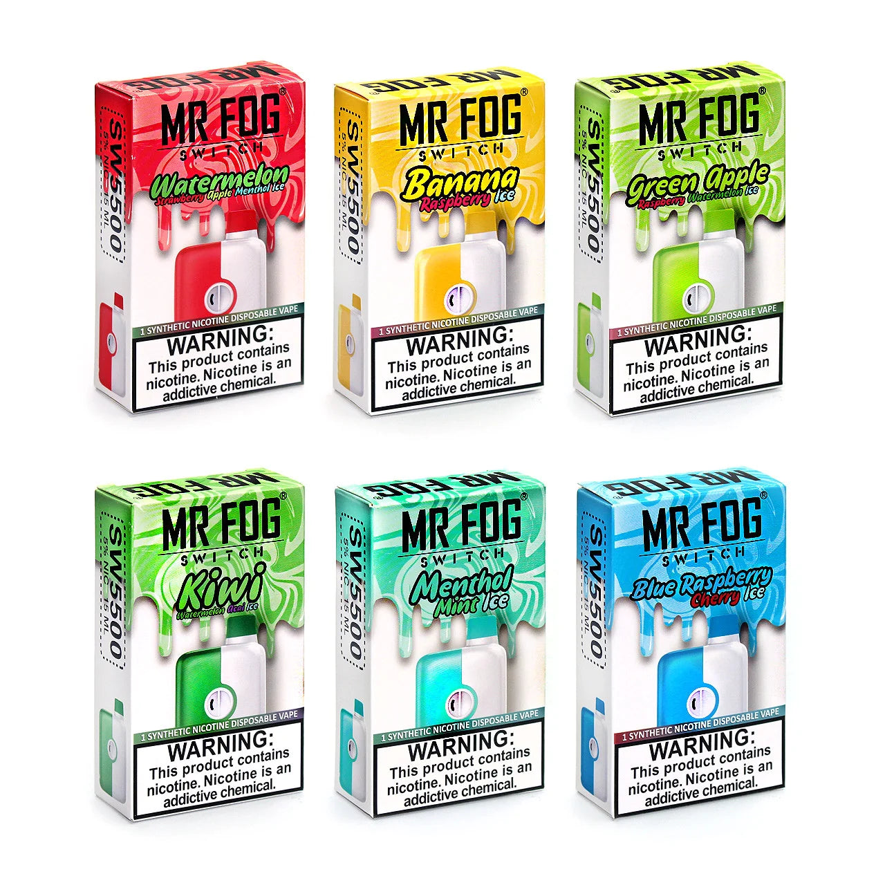 Mr Fog Switch 5500 Puffs 10ct  Best Price in 2024 at H&S WHOLESALE