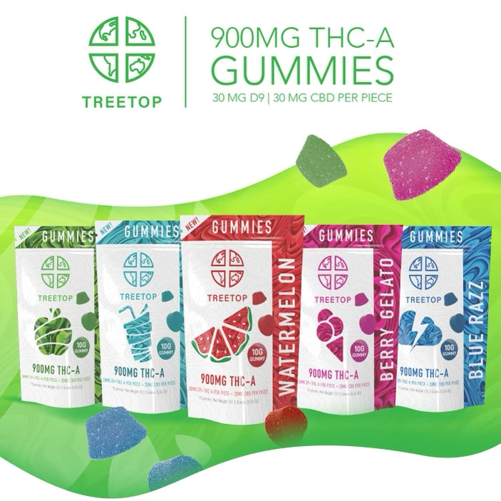 TREE TOP THC-A 900mg Gummy 1ct - Premium  from H&S WHOLESALE - Just $11.50! Shop now at H&S WHOLESALE