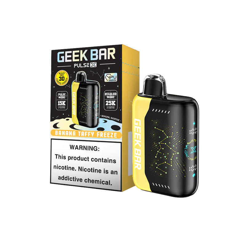 Geek Bar Pulse X Edition 5% Nicotine 25,000 Puffs Disposable Vape 5ct Box - Premium  from H&S WHOLESALE - Just $55! Shop now at H&S WHOLESALE