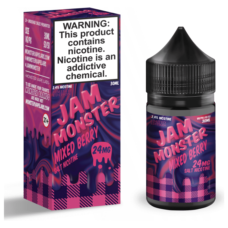 Jam Monster 30 ml saltnic E-liquid - Premium  from H&S WHOLESALE - Just $6.50! Shop now at H&S WHOLESALE