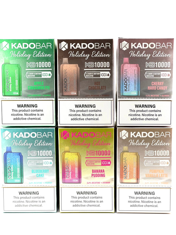 Kado Bar Holiday Edition 10,000 Puffs Disposable Vape 5ct Display - Premium  from H&S WHOLESALE - Just $42.50! Shop now at H&S WHOLESALE
