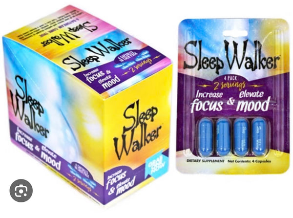 Sleepwalker 4ct capsules 12ct Display - Premium  from H&S WHOLESALE - Just $50! Shop now at H&S WHOLESALE