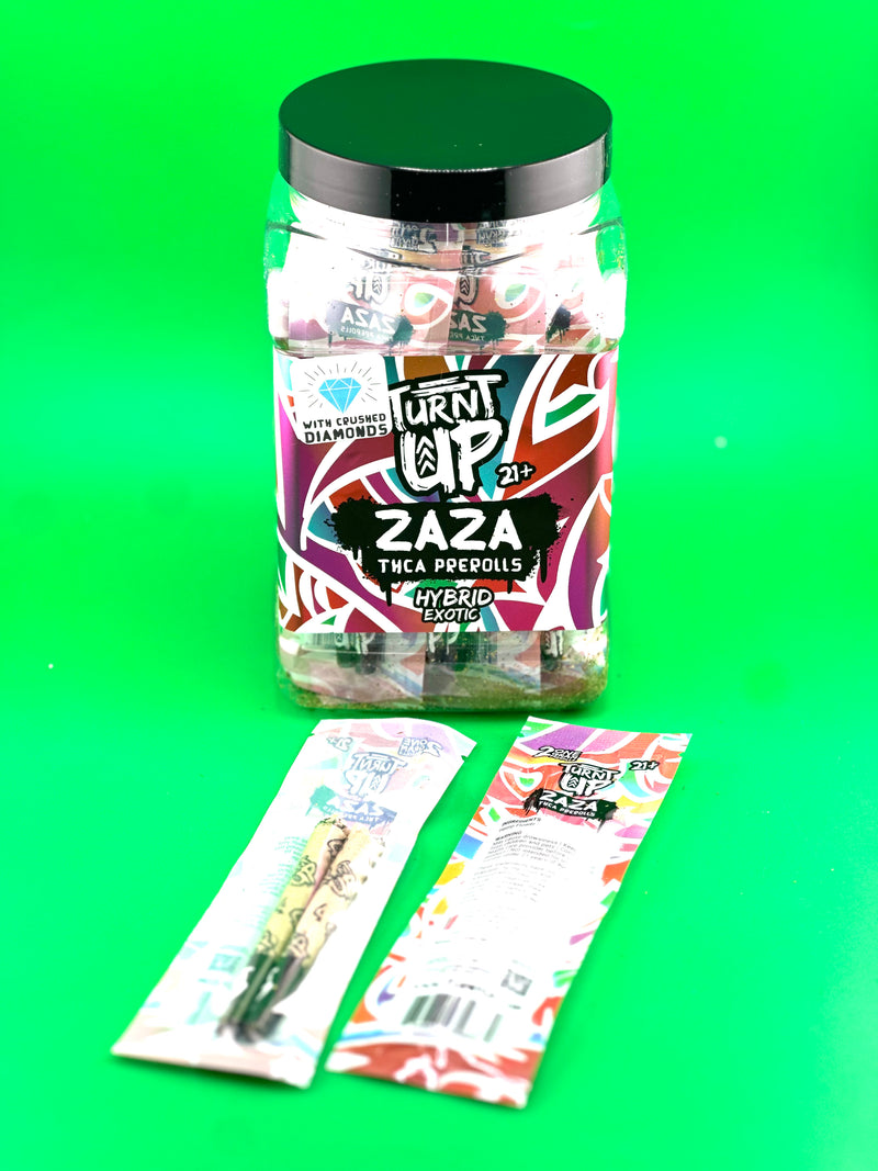 Turnt Up Keep It100 Prerolls 2pk Zaza 25ct Box - Premium  from H&S WHOLESALE - Just $155! Shop now at H&S WHOLESALE