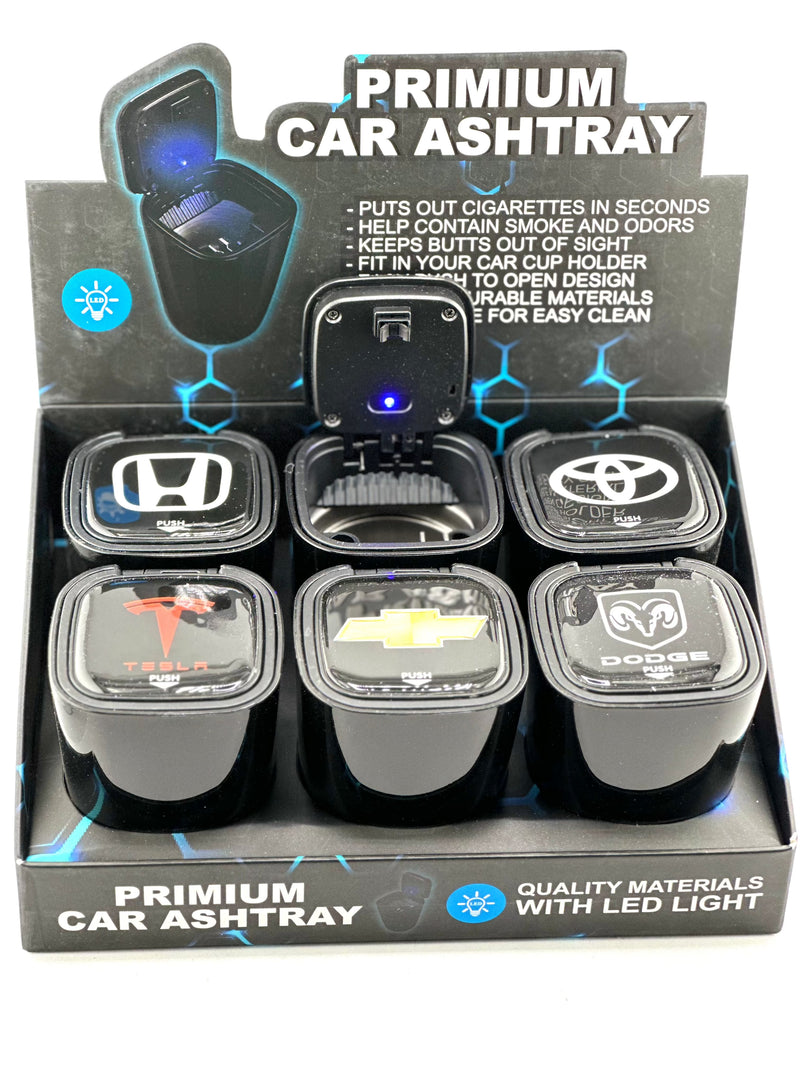 Premium Car Ashtray LED Light 6ct Car Brand - Premium  from H&S WHOLESALE - Just $36! Shop now at H&S WHOLESALE
