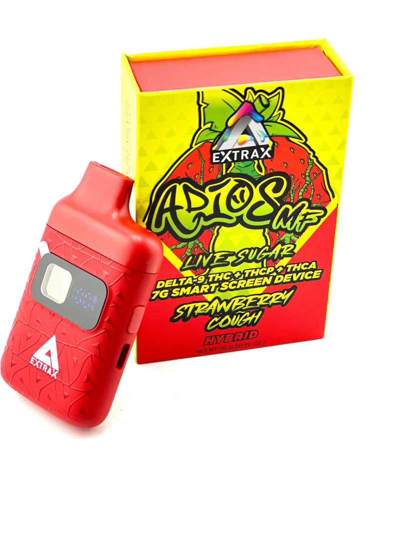 Extrax Adios MF 7g Live Sugar Delta-9+THC-P+THC-A Smart Screen Device 6ct Box - Premium  from H&S WHOLESALE - Just $120! Shop now at H&S WHOLESALE