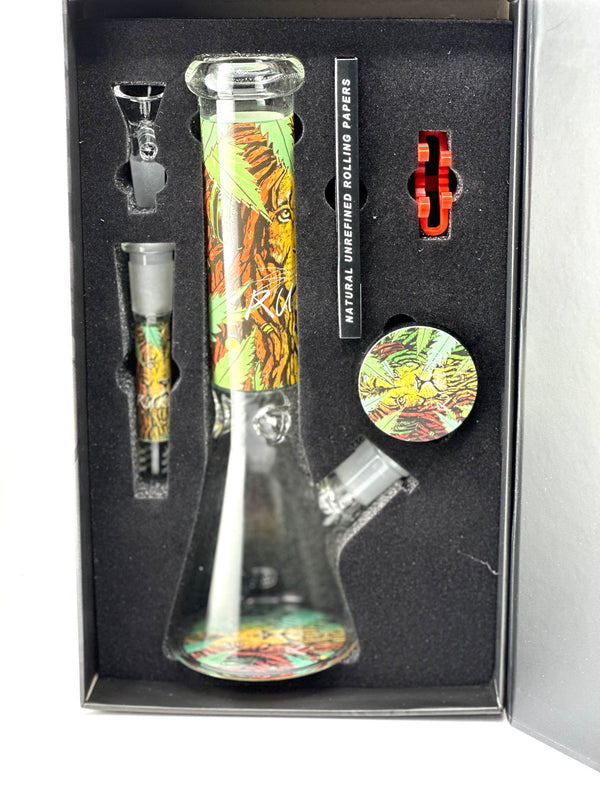 Rloo Glass Bong Set 6pc 1ct #R00 - Premium  from H&S WHOLESALE - Just $30! Shop now at H&S WHOLESALE