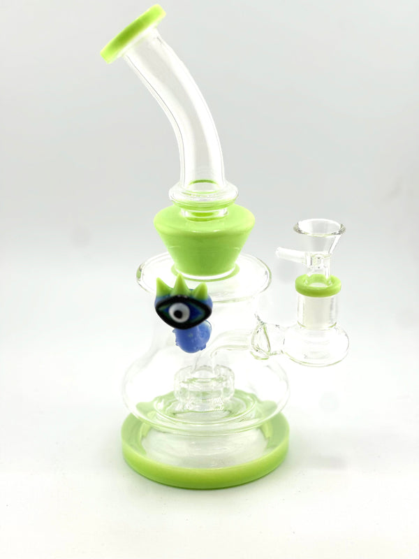 8’’ Dragon Eye Water Glass Pipe 1ct PCL-8364 - Premium  from H&S WHOLESALE - Just $30! Shop now at H&S WHOLESALE