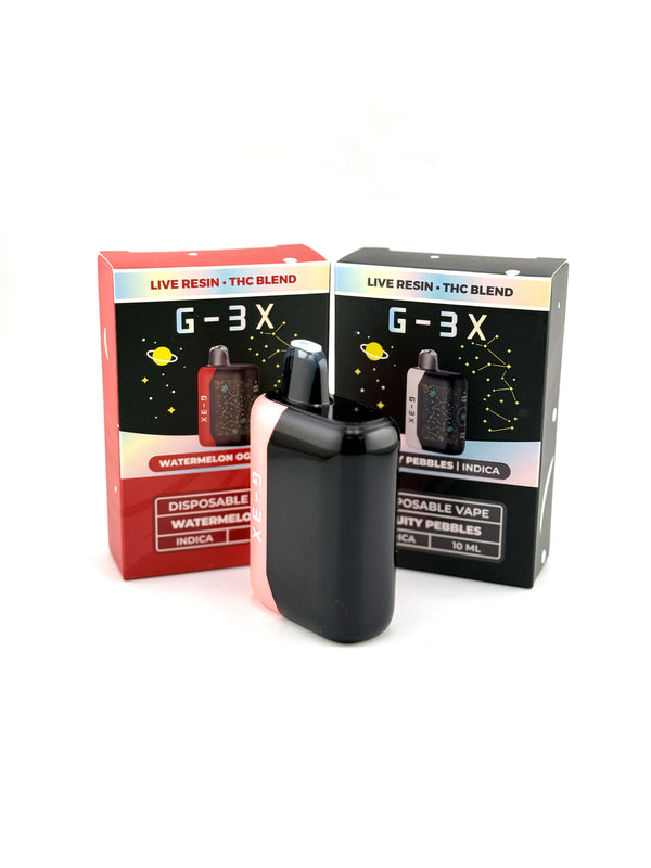 G3-X Live Resin - THC Blend 10ML 5ct Box Disposable Vape - Premium  from H&S WHOLESALE - Just $105! Shop now at H&S WHOLESALE