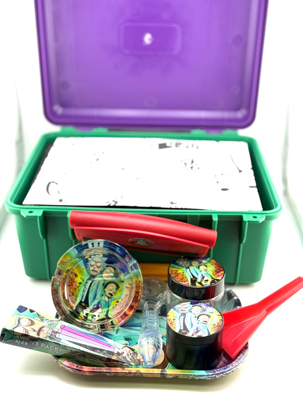 Glass Hand Pipe + Paster Smoking Set (Suitcase) Design 11pcs 1ct Case - Premium  from H&S WHOLESALE - Just $25! Shop now at H&S WHOLESALE