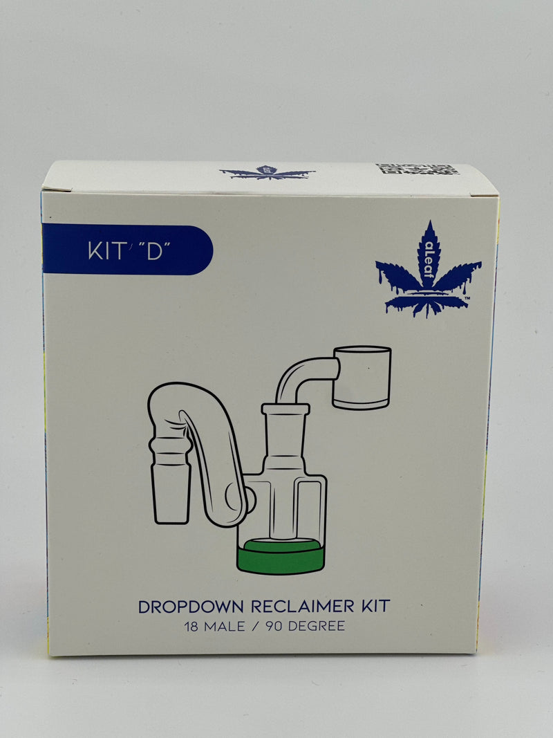 ALeaf® Dropdown Reclaimer Kit ‘’D’’ 18 Male / 90 Degree 1ct Box