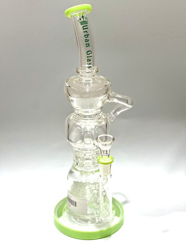 13’’ Urban Glass Water Pipe 1ct - Premium  from H&S WHOLESALE - Just $40! Shop now at H&S WHOLESALE