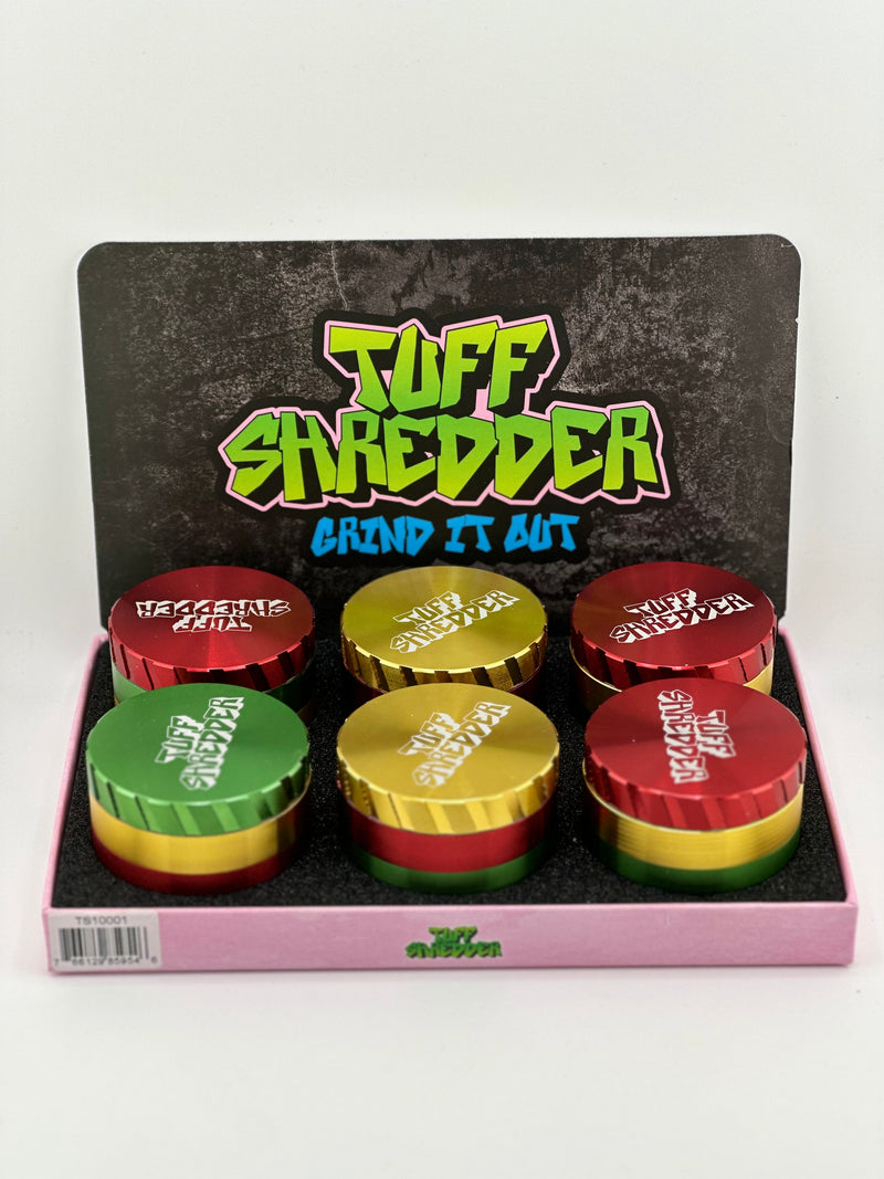 Tuff Shredder Grinder 63mm 4pc Assorted Colors