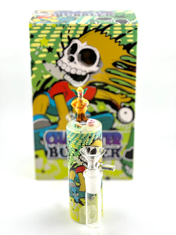 Character Bubbler Water Pipe 1ct Green - Premium  from H&S WHOLESALE - Just $20! Shop now at H&S WHOLESALE