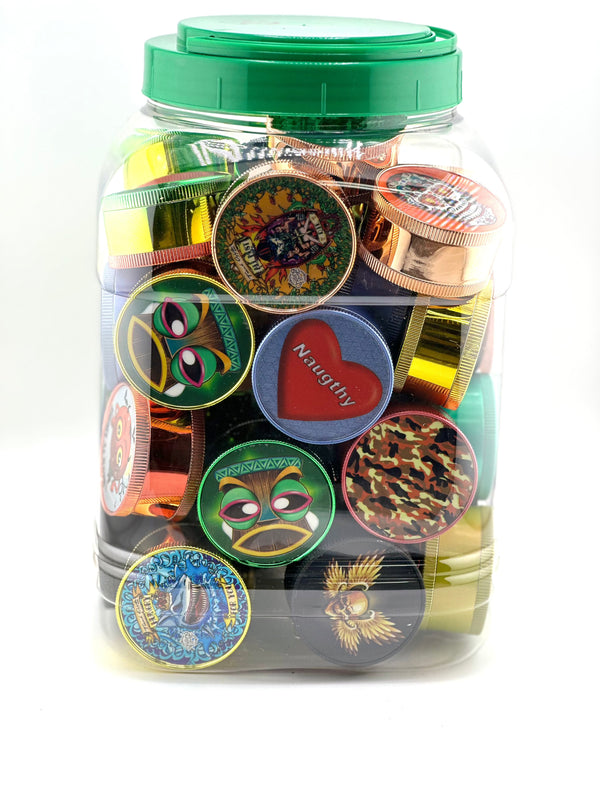 Grinder Assorted Colors & design 1ct - Premium  from H&S WHOLESALE - Just $3! Shop now at H&S WHOLESALE