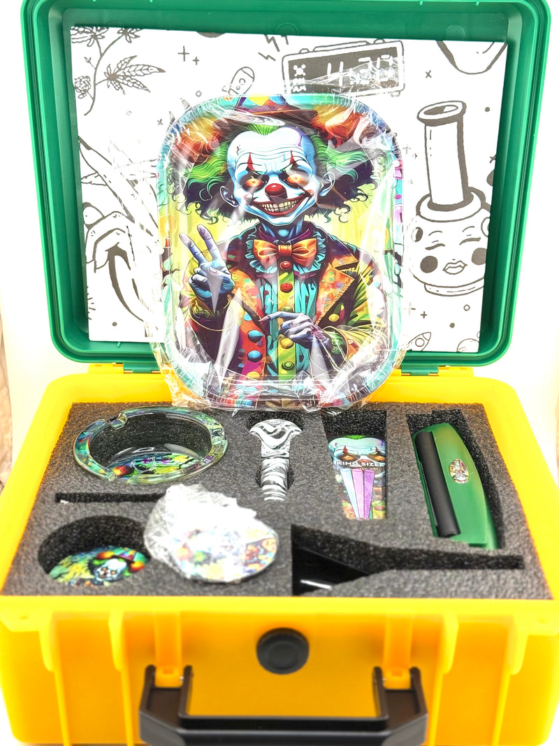 Glass Hand Pipe + Paster Smoking Set (Suitcase) Design 11pcs 1ct Case - Premium  from H&S WHOLESALE - Just $25! Shop now at H&S WHOLESALE