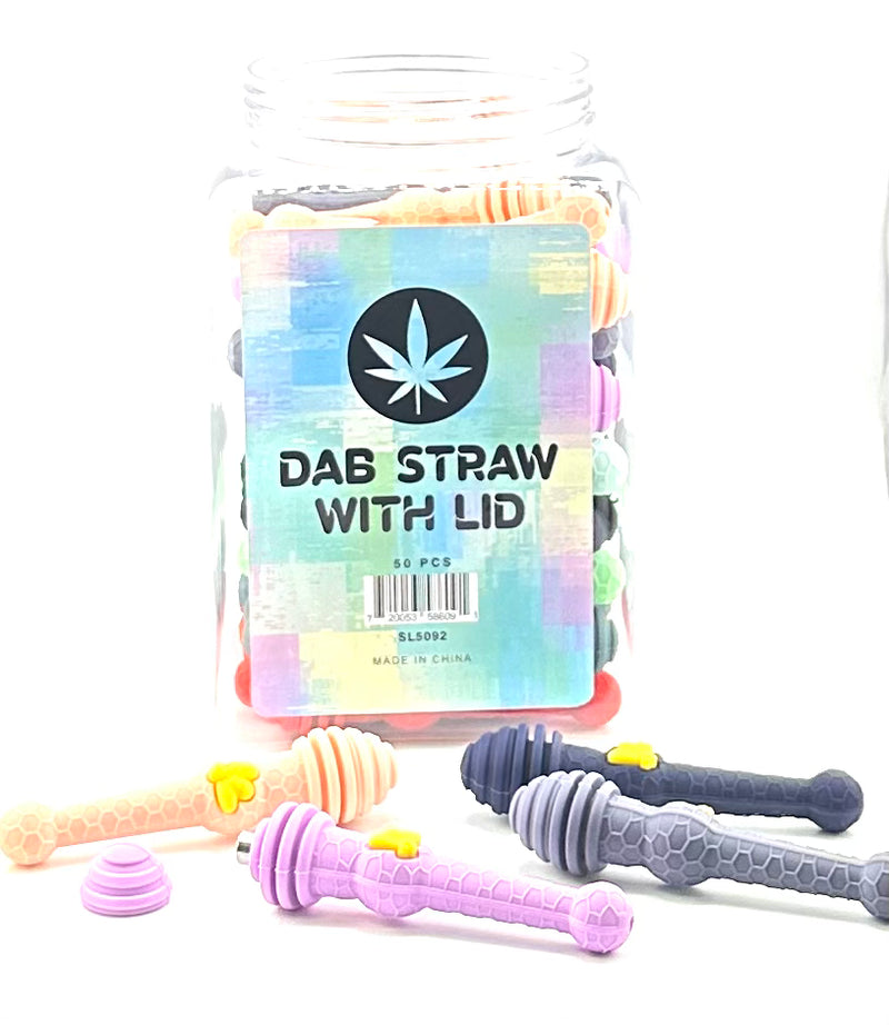 Dab Straw With Lid 1Jar 50ct