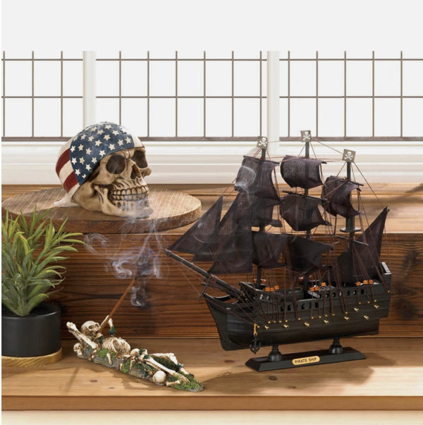 Skeleton Incense Burner 1ct #1608 - Premium  from H&S WHOLESALE - Just $10! Shop now at H&S WHOLESALE