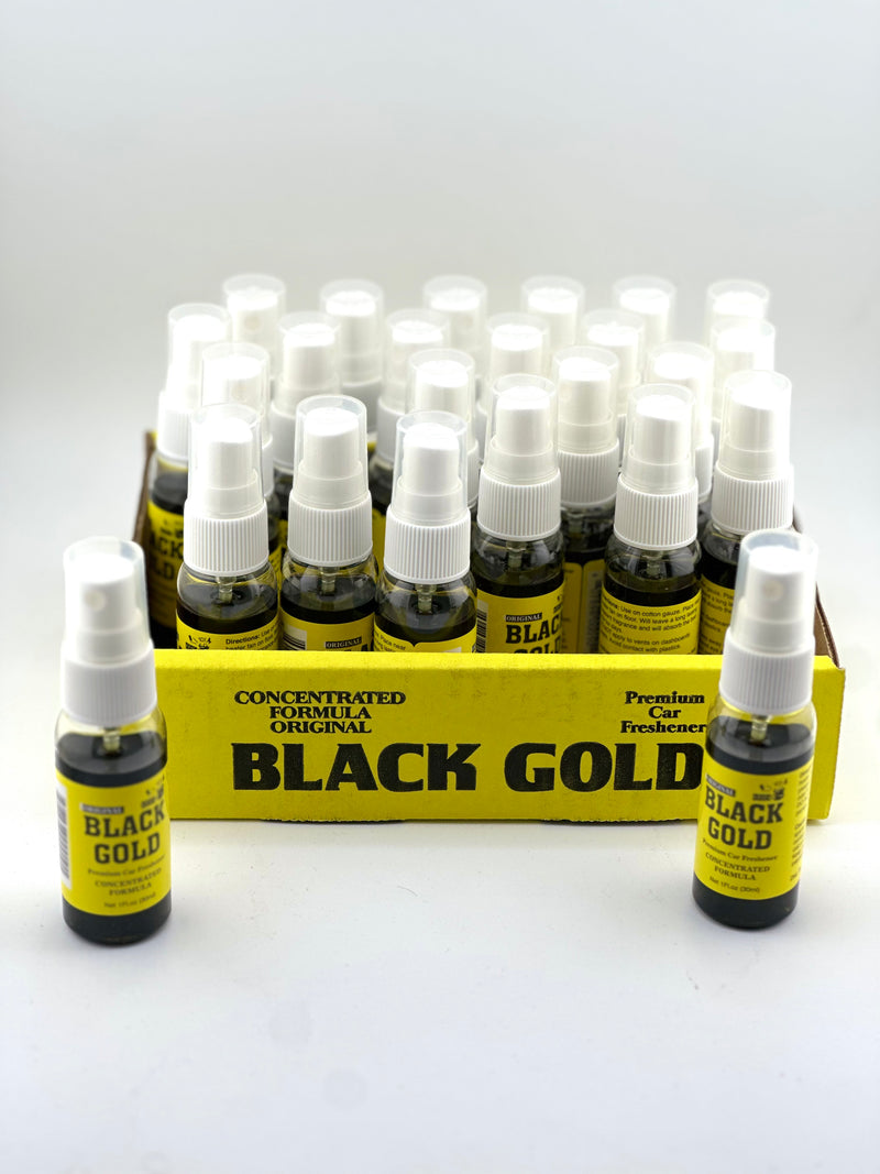 Black Gold Car Airfresher Spray 24ct - Premium  from H&S WHOLESALE - Just $90! Shop now at H&S WHOLESALE