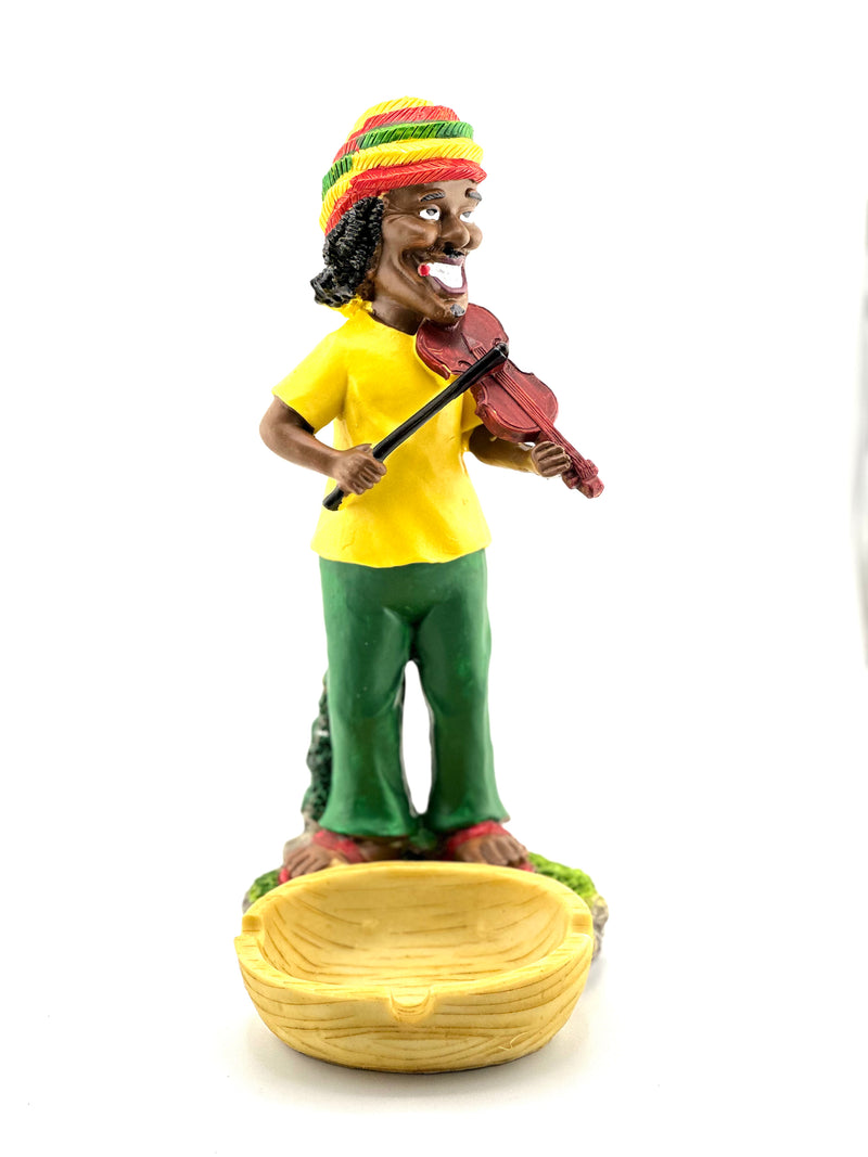 Rasta Resin Medium Ashtray XL 1ct Box - Premium  from H&S WHOLESALE - Just $10.99! Shop now at H&S WHOLESALE