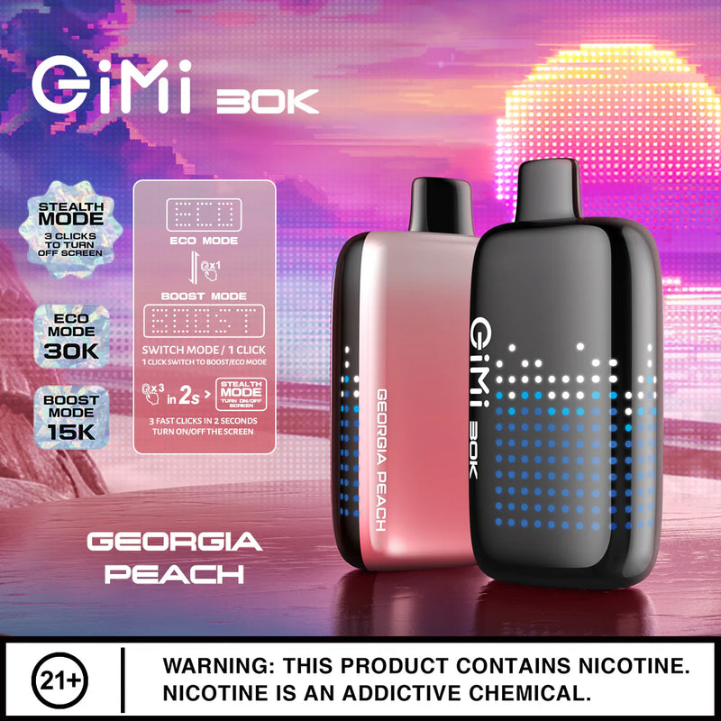 GIMI 30,000 Puffs 5% Nicotine Disposals Vape 5ct Box - Premium  from H&S WHOLESALE - Just $42.50! Shop now at H&S WHOLESALE