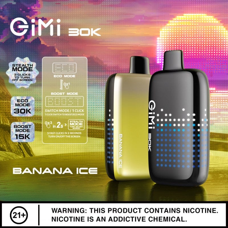 GIMI 30,000 Puffs 5% Nicotine Disposals Vape 5ct Box - Premium  from H&S WHOLESALE - Just $42.50! Shop now at H&S WHOLESALE