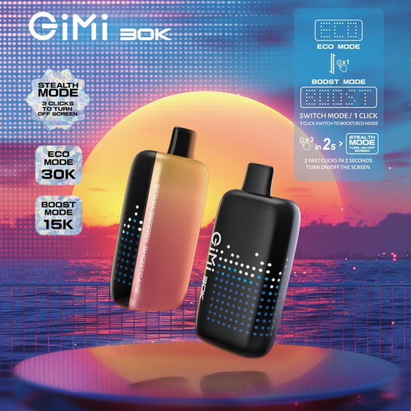 GIMI 30,000 Puffs 5% Nicotine Disposals Vape 5ct Box - Premium  from H&S WHOLESALE - Just $42.50! Shop now at H&S WHOLESALE