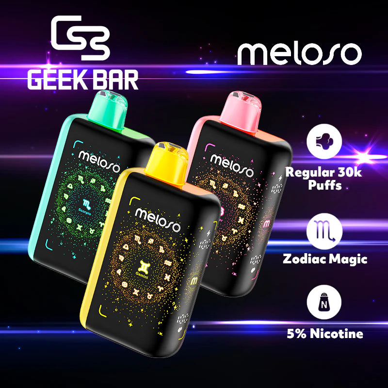 Geek Bar Meloso Bar 30,000 Puffs 10ML 5ct Box Disposable Vape - Premium  from H&S WHOLESALE - Just $57.50! Shop now at H&S WHOLESALE