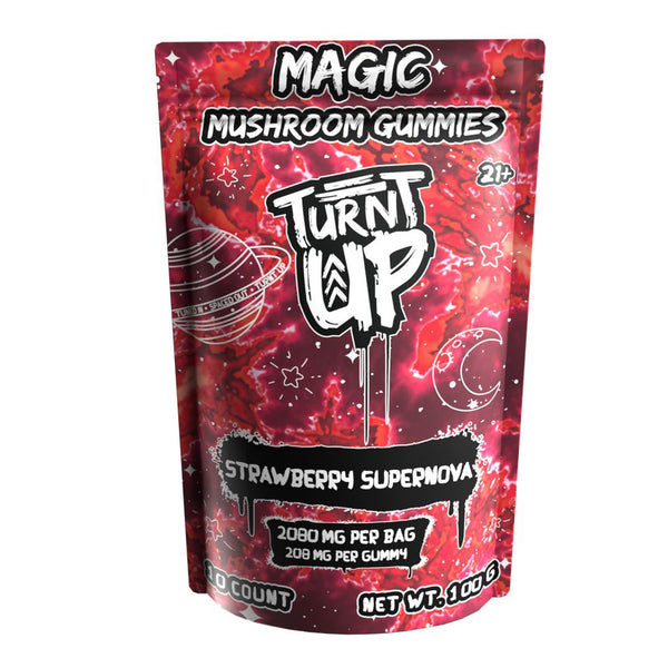 Turnt Up Mushroom Gummies 2080mg 10 Count Gummies 1ct Bag - Premium  from H&S WHOLESALE - Just $12! Shop now at H&S WHOLESALE