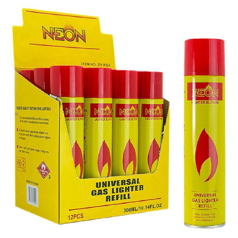 Neon Premium 300ML Butane 12ct Display - Premium  from H&S WHOLESALE - Just $20! Shop now at H&S WHOLESALE