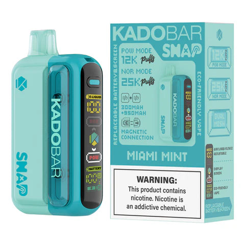 Kado Bar Snap 5% 25k Puffs Kit Disposable 5ct - Premium  from H&S WHOLESALE - Just $47.50! Shop now at H&S WHOLESALE