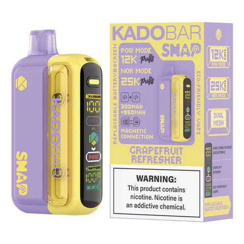 Kado Bar Snap 5% 25k Puffs Kit Disposable 5ct - Premium  from H&S WHOLESALE - Just $47.50! Shop now at H&S WHOLESALE