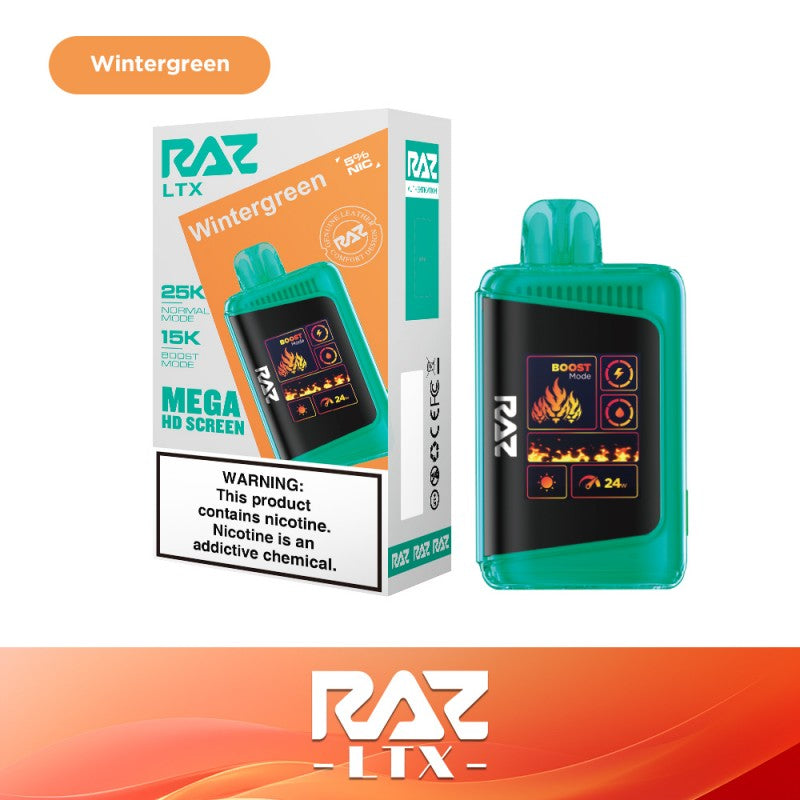 RAZ LTX25000 Puffs Mega 50mg 16ml 5ct Display disposable Vape - Premium  from Limit One Of Each - Just $55! Shop now at H&S WHOLESALE