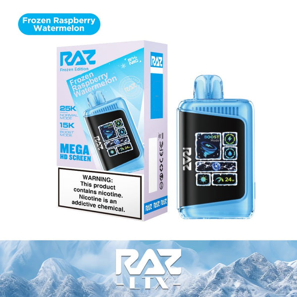 RAZ LTX25000 Puffs Mega 50mg 16ml 5ct Display disposable Vape - Premium  from Limit One Of Each - Just $55! Shop now at H&S WHOLESALE