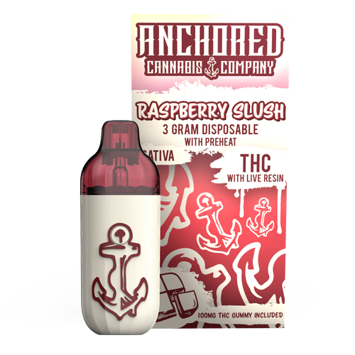 Anchored THC-A 3g Disposable Vape 1ct Box - Premium  from H&S WHOLESALE - Just $19! Shop now at H&S WHOLESALE