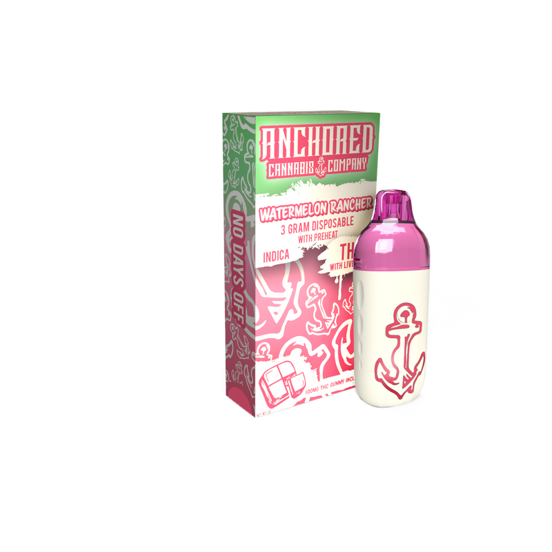 Anchored THC-A 3g Disposable Vape 1ct Box - Premium  from H&S WHOLESALE - Just $19! Shop now at H&S WHOLESALE