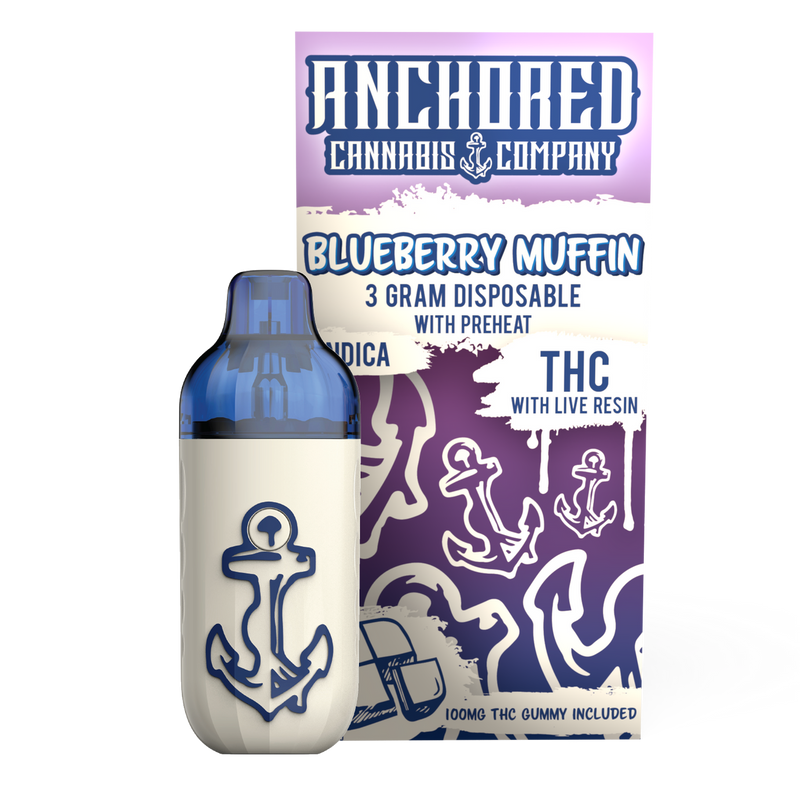 Anchored THC-A 3g Disposable Vape 1ct Box - Premium  from H&S WHOLESALE - Just $19! Shop now at H&S WHOLESALE