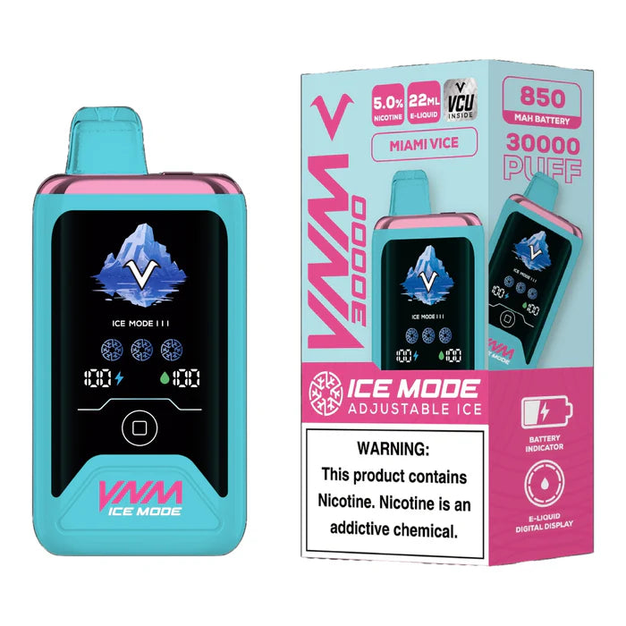 VNM Ice Mode 30,000 Puffs With Touch To Adjust Ice Mode 5ct Box - Premium  from H&S WHOLESALE - Just $50! Shop now at H&S WHOLESALE