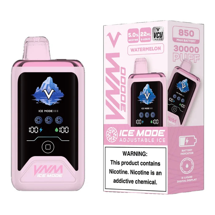 VNM Ice Mode 30,000 Puffs With Touch To Adjust Ice Mode 5ct Box - Premium  from H&S WHOLESALE - Just $50! Shop now at H&S WHOLESALE