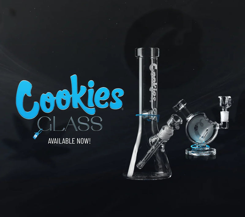 Cookies Flame Beaker Glass Pipe 1ct - Premium  from H&S WHOLESALE - Just $80! Shop now at H&S WHOLESALE