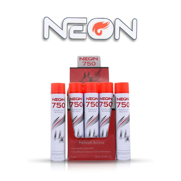 Neon Butane 750ML 11XL 9ct - Premium  from H&S WHOLESALE - Just $45! Shop now at H&S WHOLESALE