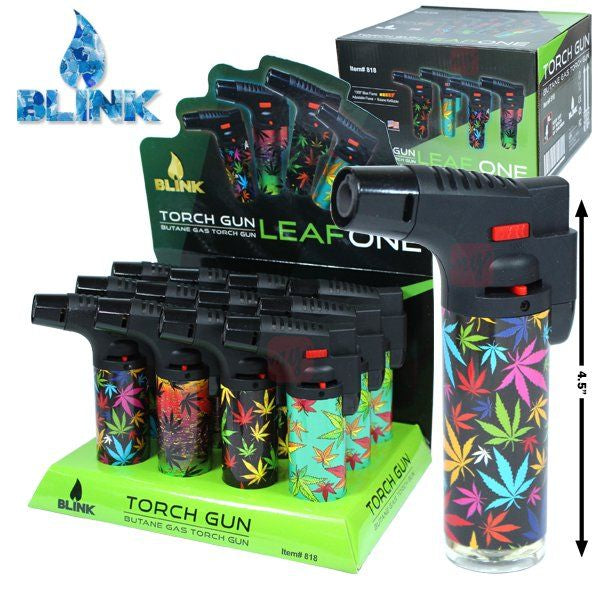 Blink Torch Gun Leaf Two 12ct Box #819 - Premium  from H&S WHOLESALE - Just $30! Shop now at H&S WHOLESALE