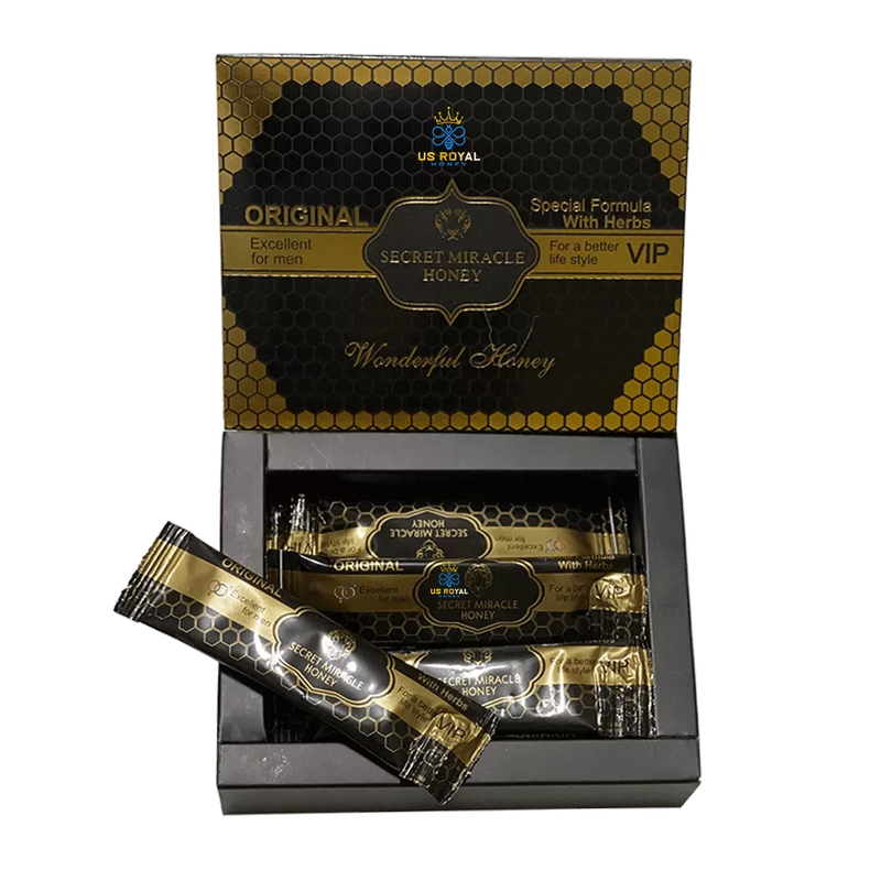 Golden Pack VIP Secret Miracle Honey For Man Original 12ct Leather Box - Premium  from H&S WHOLESALE - Just $12! Shop now at H&S WHOLESALE