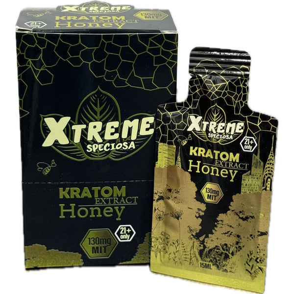 Xtreme Speciosa Kratom Extract Honey 130mg MIT 6ct - Premium  from H&S WHOLESALE - Just $40! Shop now at H&S WHOLESALE