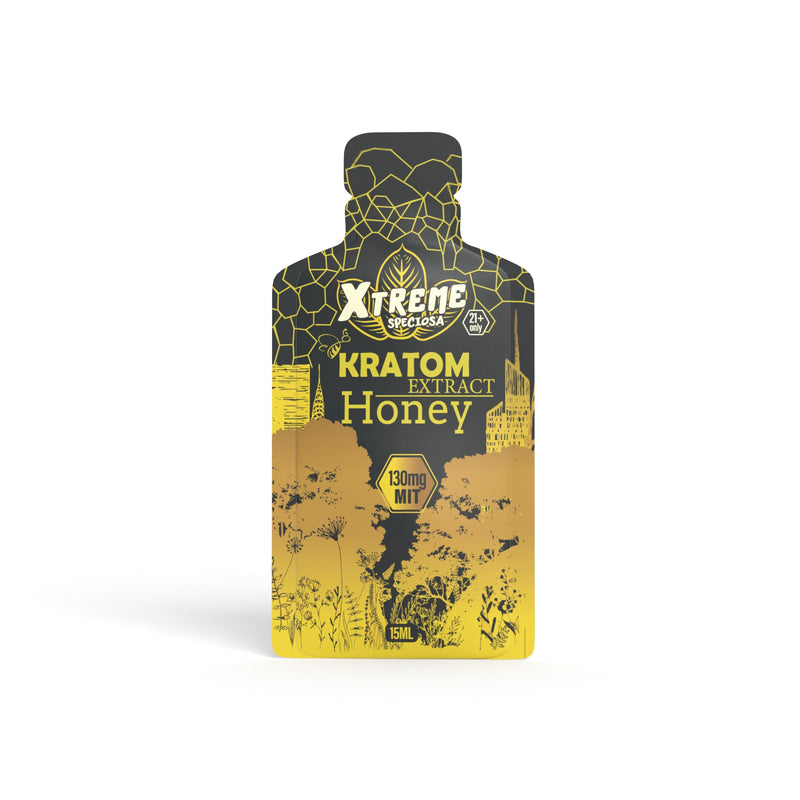 Xtreme Speciosa Kratom Extract Honey 130mg MIT 6ct - Premium  from H&S WHOLESALE - Just $40! Shop now at H&S WHOLESALE