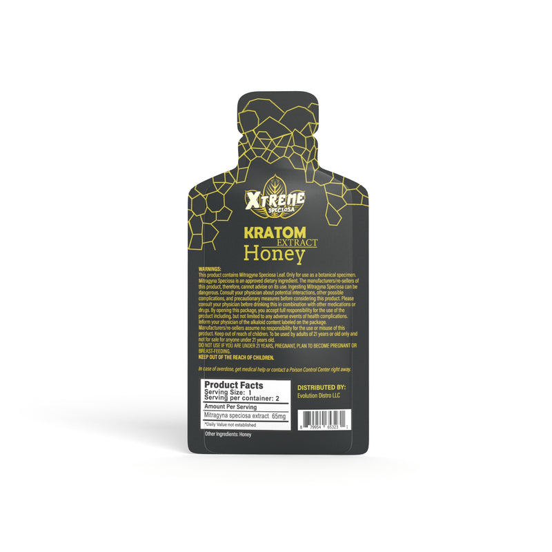 Xtreme Speciosa Kratom Extract Honey 130mg MIT 6ct - Premium  from H&S WHOLESALE - Just $40! Shop now at H&S WHOLESALE