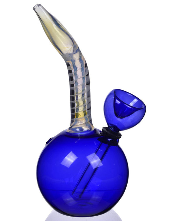 6’’ Spiral Tilted Fumed Mini Bong Bubble Glass Pipe 1ct - Premium  from H&S WHOLESALE - Just $5.99! Shop now at H&S WHOLESALE